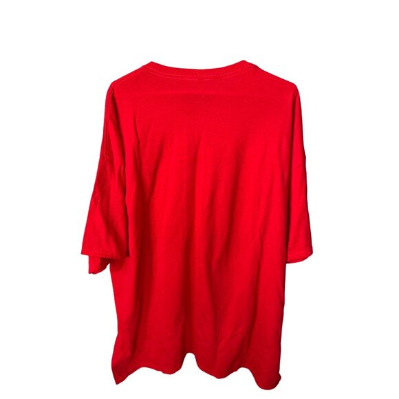 Native American Tee Chief Indian Red Black Shirt About That Life Side Profile 3X - Picture 3 of 4